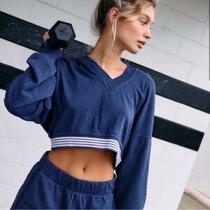 Free People Movement Grand Slam Cropped Sweatshirt